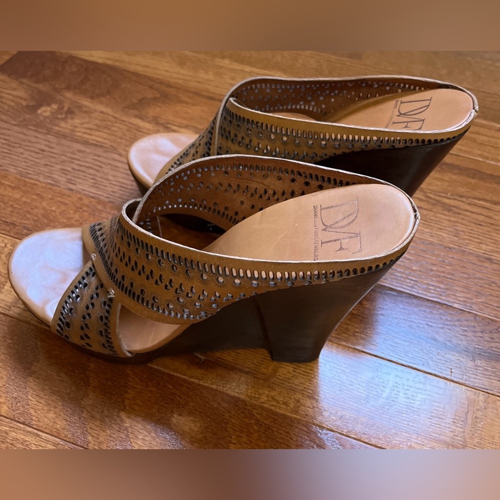 Diane Von Furstenberg Mabel Wedge Sandals